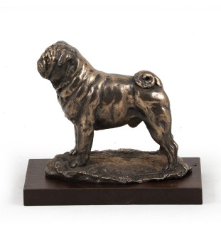 Mops figurka na drewnie Art-Dog